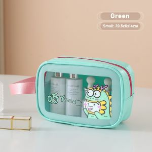 Transparent TPU Cartoon Toiletry Bag Waterproof Makeup Travel Pouch HD007/HD008/HD009
