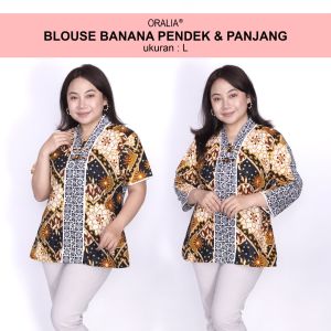 Blouse Big Size Batik Wanita Atasan Batik Lengkap S-M-L-XL-2L-3L-4L-5L-6L-7L Model Blus Jumbo Seragam Batik / Atasan Formal Kantor Wanita Big / Pakaian Batik Wanita Kekinian Jumbo / Atasan Kerja Model Terbaru Batik Bahan Katun Wanita