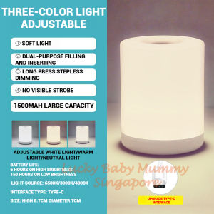 Type-C LED Light Mini Night Lamp/Light Adjustable Bedside Lamp/Study&Sleeping Lamp Fireheart Warrior
