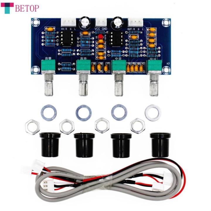 Teabelle XH-A901 NE5532 DC12V-24V Tone Board preamp Pre-amp With Treble