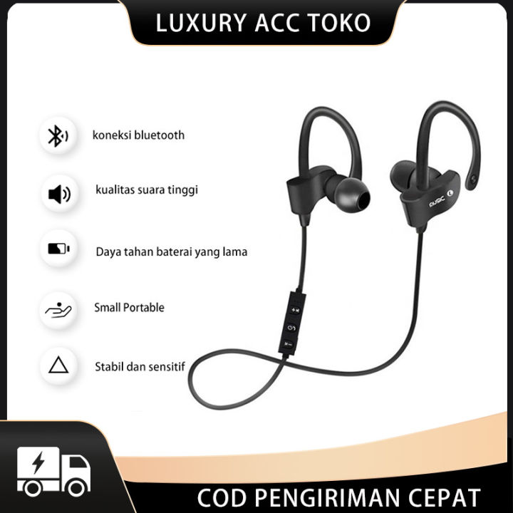Headset bluetooth terbaik 2023/Headset olahraga Bluetooth Full Bass