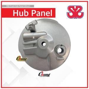 SYS Front Brake Hub Panel/ Brek Shoe Plate/Penutup Hub Depan Y80 (Silver) SYS