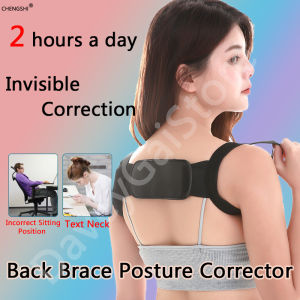 Chenshi 1 Pcs Sports Back Posture Corrector for Women and Men Back Brace Lumbar Support Shoulder Posture Support for Improve Posture Provide