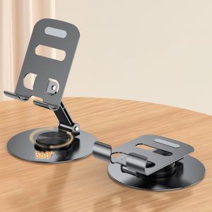 FELIZ Metal Mobile Phone Holder Adjustable 360 Rotate Phone Bracket Universal Flexible Folding Live Mobile Phone Stand Mount