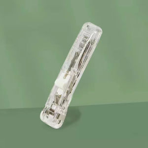 Friendly Folder Stapler Portable Push Clamp Paper Binder Reusable Environmentally  Office Supplies