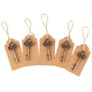 HM*50pcs Key Bottle Opener with Tags Wedding Anniversary Souvenir and baptismal souvenir and give aways souvenir for christening and birthday debut souvenir personalized beer bottle opener keychain angel creative gift