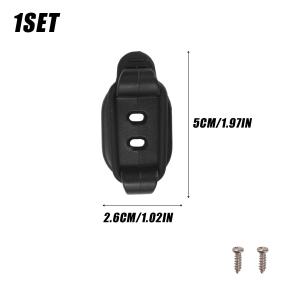 5x Silicone Multi Cable Clamp Data Line Organizer Auto Truck Vehicle Dashboard Wire Management Clip Self-Adhesive Fastener Fixing Buckle