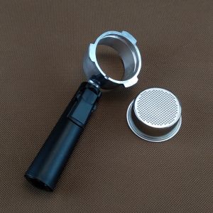 NOBLELUX Long Handle Bottomless Portafilter Holder 51mm Accessories Filter Basket  Metal Espresso Coffee Machine Coffee Maker