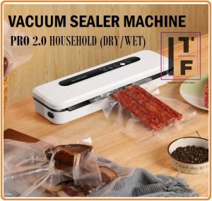 Vacuum Sealer Machine Household Pro 2.0 (Dry & Wet) Automatic Vacuum /Food Package/Fresh Food/Vacuum Sealer Bags Different Size / 家庭式专业干湿两用 或 专业真空袋不同尺寸