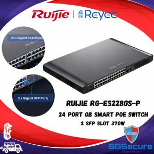 Reyee Ruijie RG-ES228GS-P / 26-Port Gigabit Smart Cloud Managed PoE Switch