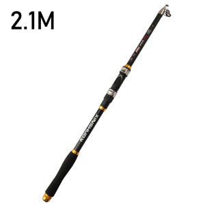 1.8M-2.7M Carbon Fiber Portable Fishing Rod Spinning Surf Travel Telescopic Ultra Light Fishing Pole