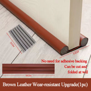 READY STOCK Door Seal Bedroom Soundproofing Insect-proofing Dust-proofing Recessed Leather Door Stopper Baris segel密封条