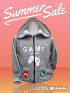 TERMURAH JAKET SWEATER HODDIE ANAK GAME USIA 1 s/d 12 TAHUN ZIPPER BAHAN TEBAL