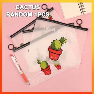 1PC Lovely Creative Translucent Frosted Envelope Storage Bag Pencil Case School Supplies Ins Style COD