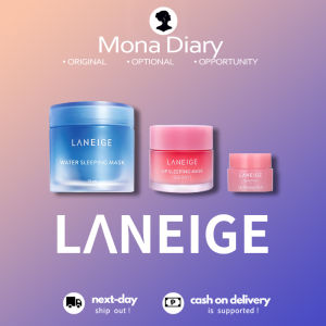 Laneige Authentic Water Sleeping Mask 70ml/Laneige Lip Sleeping Mask 3g/20g Womens hydrating moisturizing night repair and repair shrink pores firming smear mask,Removal of dead skin on lips/fading lip lines/moisturizing lip mask.