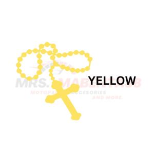Universal Cut-Out Rosary Sticker – Durable Vinyl for Any Surface Perfect for Motorcycle Car Phone