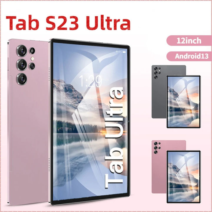 puga 2024 Original S23 Ultra 12inch HD 4K Tablet PC Global Version Dual