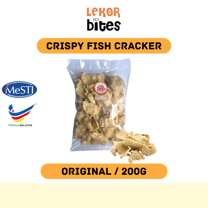 Lekor Bites Crispy Fish Cracker | Keropok Ikan Rangup | Lazada