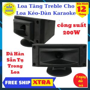 2 chiếc loa chép rời karaoke treble loa kéo tặng kèm tụ (đã hàn sẵn trong loa)