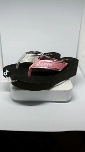 New Sandal Wedges Cantika Tinggi 5cm Nyaman di Pakai Anti Slip
