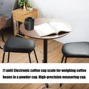 Coffee Bean Weight Scale Coffee Dosing Cup High Precisions Coffee Scale with LCD Display Rechargeable Espresso Scale