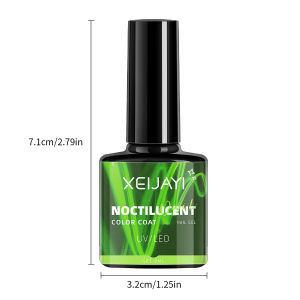 8ml UR Luminous Top Coat Glow in the Dark No Wipe Soak Off Nail Gel Polish DIY Nail Art