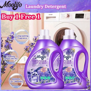 Buy 1 Get 1 Premium Perfumed Laundry Detergent with Lavender Scent Fabric Softener Mom Baby Safe