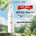 ICE LERSKIN Sunscreen Spray Spf 50 Pa++++ Sunscreen multi-effect sunblock  whitening sunscreen spray, all-day sun protection and waterproof, after-sun repair. 