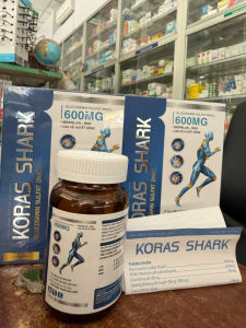 Viên uống xương khớp KORAS SHARK hộp 60 viên dùng cho người bị viêm khớp đau mỏi khớp thoái hóa khớp.