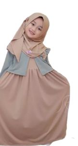 Terbaru Gamis Anak Perempuan 1-9 Tahun Gamis Warna Kombinasi Gamis Anak Syar`i