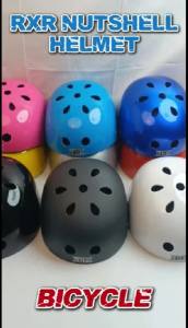 RXR NUTSHELL OPEN FACE BICYCLE HELMET MOTORCYCLE ACCESSORIES