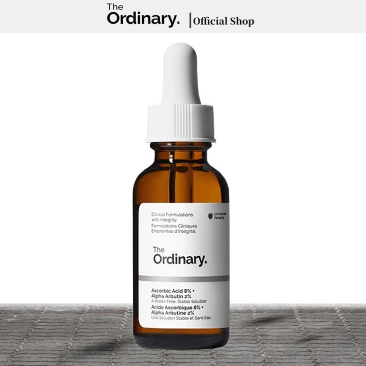 The Ordinary Ascorbic Acid 8 Alpha Arbutin 2 Serum Vitamin C Serum