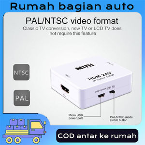 ( Dikirim Dari Jakarta )Adaptor HDMI to AV Mediatech / HDMI to RCA / HDMI2AV/HDMI HP ke TV Tabung HDMI2AV Konektor dari Layar HP Android ke TV Tabung
