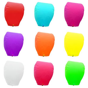 10pcs Lampion Terbang / Sky Lantern / Lentera Tahun Baru Imlek Pesta / New Year Sky Lanterns