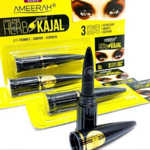 Celak Mata Kajal Ameerah Arab Anti Air Tahan Lama / Ameera Eyeliner Herbal Santri Tahan Air Halal - Lazada