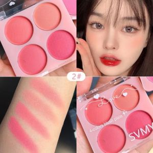 Sweet Ice Cream 4-Color Blush Brightening Peach Pink Color Transparent Natural Lightweight Blendable Face Color Face Makeup