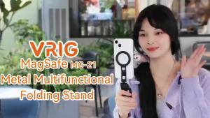 Magnetic Phone Holder  Tripod with Arca-Swiss Cold Shoe for Phone Vlog Foldable Desktop Phone Mount for Travel