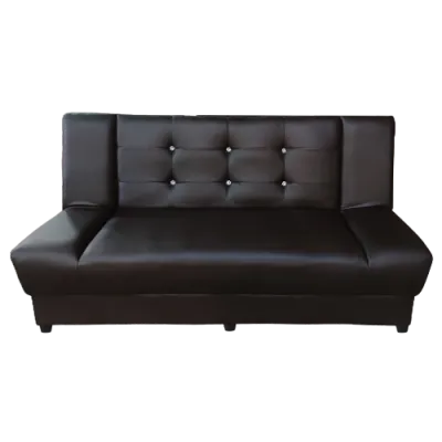 Sofa Bed โซฟาปรับนอนได้3ระดับ โครงสร้างภายในไม้จริง แข็งแรง ที่นั่งเสริมสปริง รับน้ำหนักดี ผิวหนังเทียมPD บุด้วยฟองน้ำเกรดA ส่งทั่วไทย