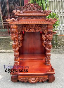 Bàn thờ thần tài ông địa mái ngói Vip 81 x81 x 147cm