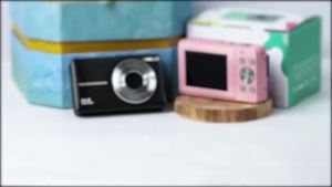 Digital Camera 1080P 44MP Digital Camera Point and Shoot Camera with 16X Zoom Anti Shake CCD Children Camera for Boys Girls Kids