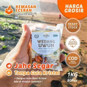 Wedang Uwuh Jahe Segar / Basah [GROSIR ECERAN TANPA GULA] Asli Khas Yogyakarta