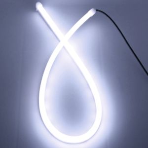 1PC FLEXIBLE DRL LED LIGHT Soft Tube Neon Strip Head Lamp Fog Front Rear Lampu Car Motorcycle Kereta Daytime Running 汽车摩托车日行灯