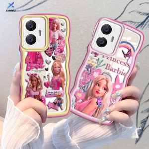 (Lokal Ready) Xinyu Casing hp Realme C53 C51 C55 C33 C35 C31 C30 C30s C21Y C25Y Realme C11 2021 C20 C15 C25 C17 C12 C3 Realme 10 9i 8i 7 Pro Realme 5 Pro 5i 5S 6i Narzo 50A Prime Airbag Lembut Lucu Princess Barbie Butterfly Case