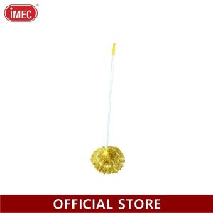 301-2073-COM-1 Imec DW10 Dolly Round Mop Looped-End with Aluminium Handle H140 Complete Set