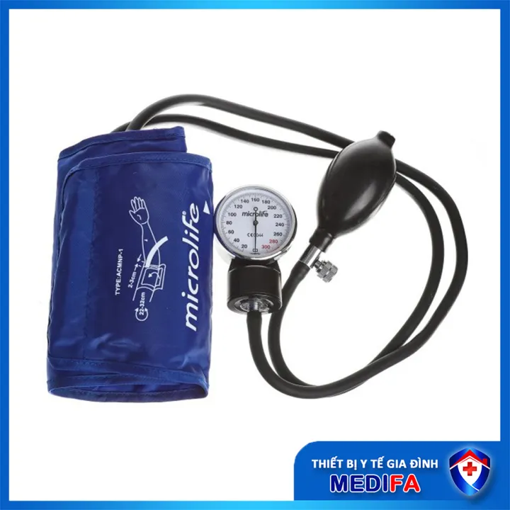 Máy đo huyết áp cơ Microlife AG1-20 Hàng Chính Hãng Thụy Sĩ, Đã Bao Gồm Tai Nghe