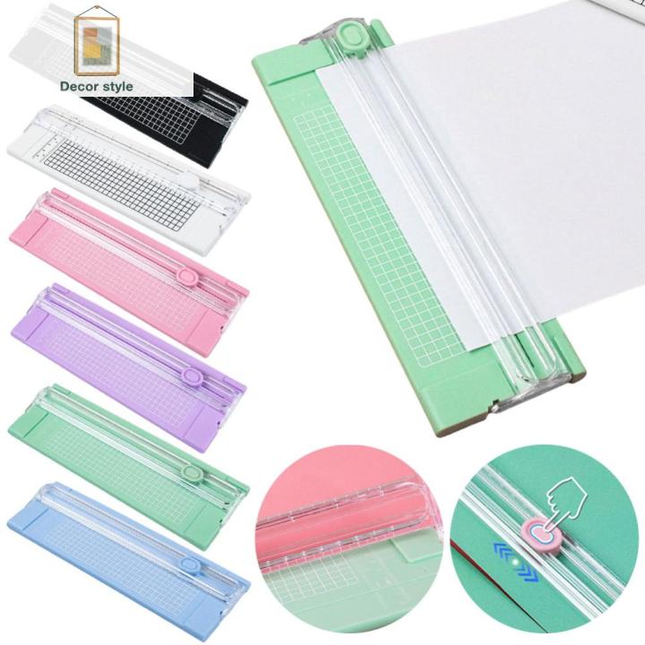 Paper Cutter Board Ruler 【New Arrival】 Multi-functional A4 Paper Cutter with Bidirectional ...