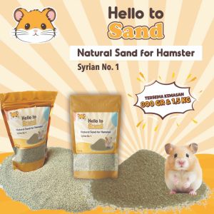 PASIR HAMSTER JUMBO SUPER ZEOLIT TO SAND SYRIAN.NO.1( SUDAH DI OLAH)