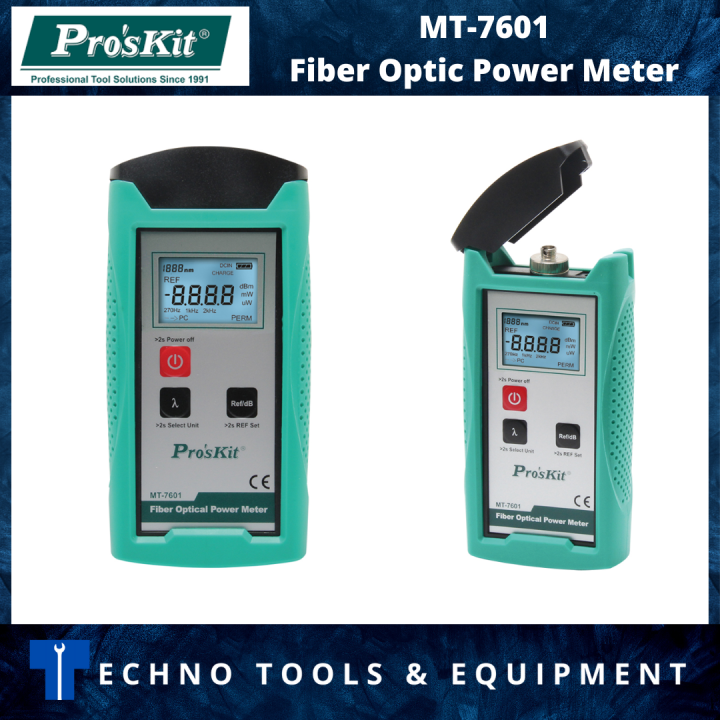 PRO'SKIT MT-7601 Fiber Optic Power Meter | Lazada