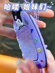 Mainan Magnet Beads Maze 卡通吸钢珠画板迷宫钥匙扣 Magnetic Bead Maze Board Keychain 解压书包挂件 Fidget Toy Bag Charm