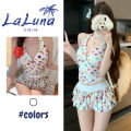 LALUNA SWIM ชุุดชายหาดหญิง ชุดว่ายน้ำ 2ชิ้น ชุดว่ายน้ำน่ารัก มีไซส์ S-L | น้ำหนัก 38-58 กก. Y615. 